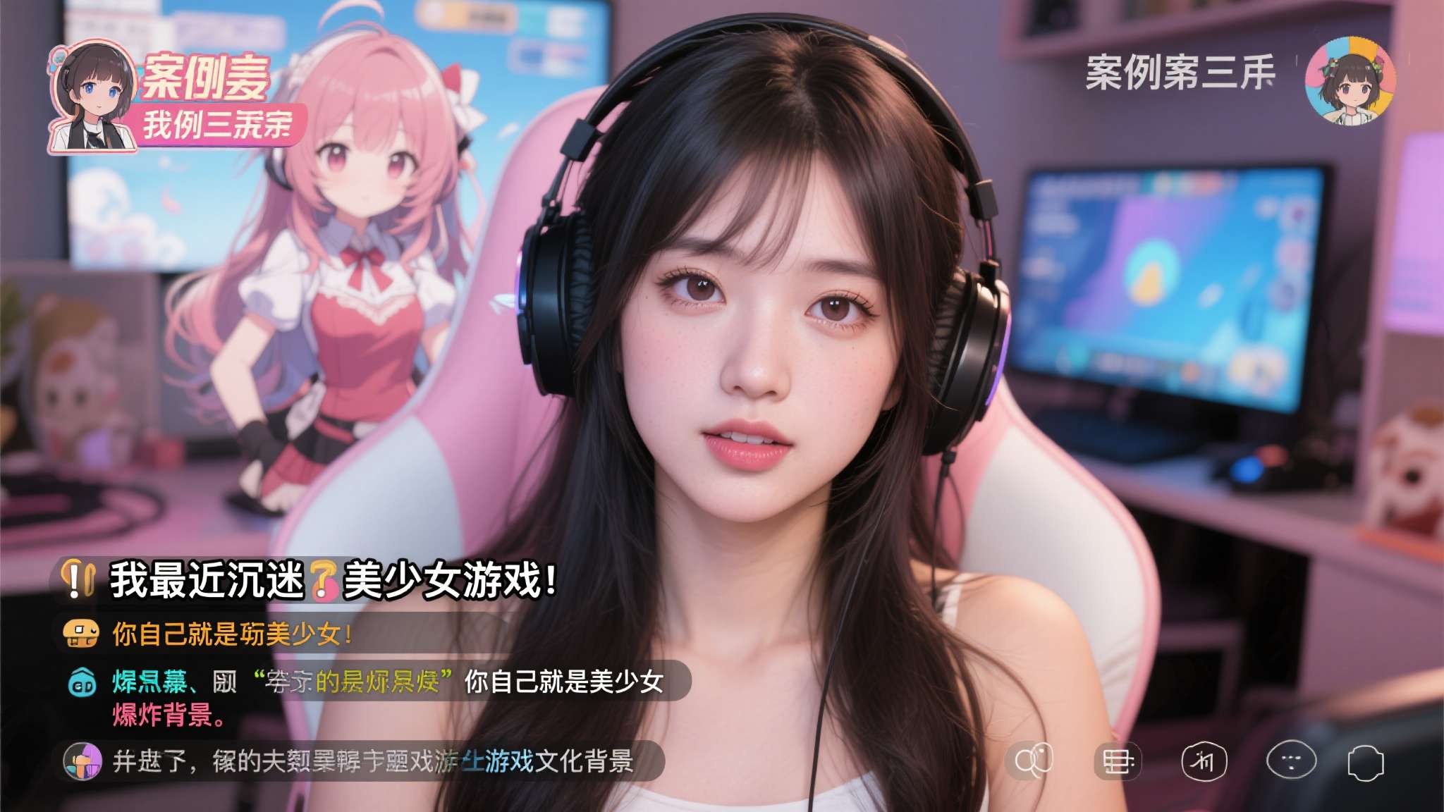 美少女游戏玩家被喷!原来是"美少女游戏/玩家" 案例二:一名女性玩家在直播中说"我最近沉迷美少女游戏",弹幕瞬间炸锅,有人调侃"
