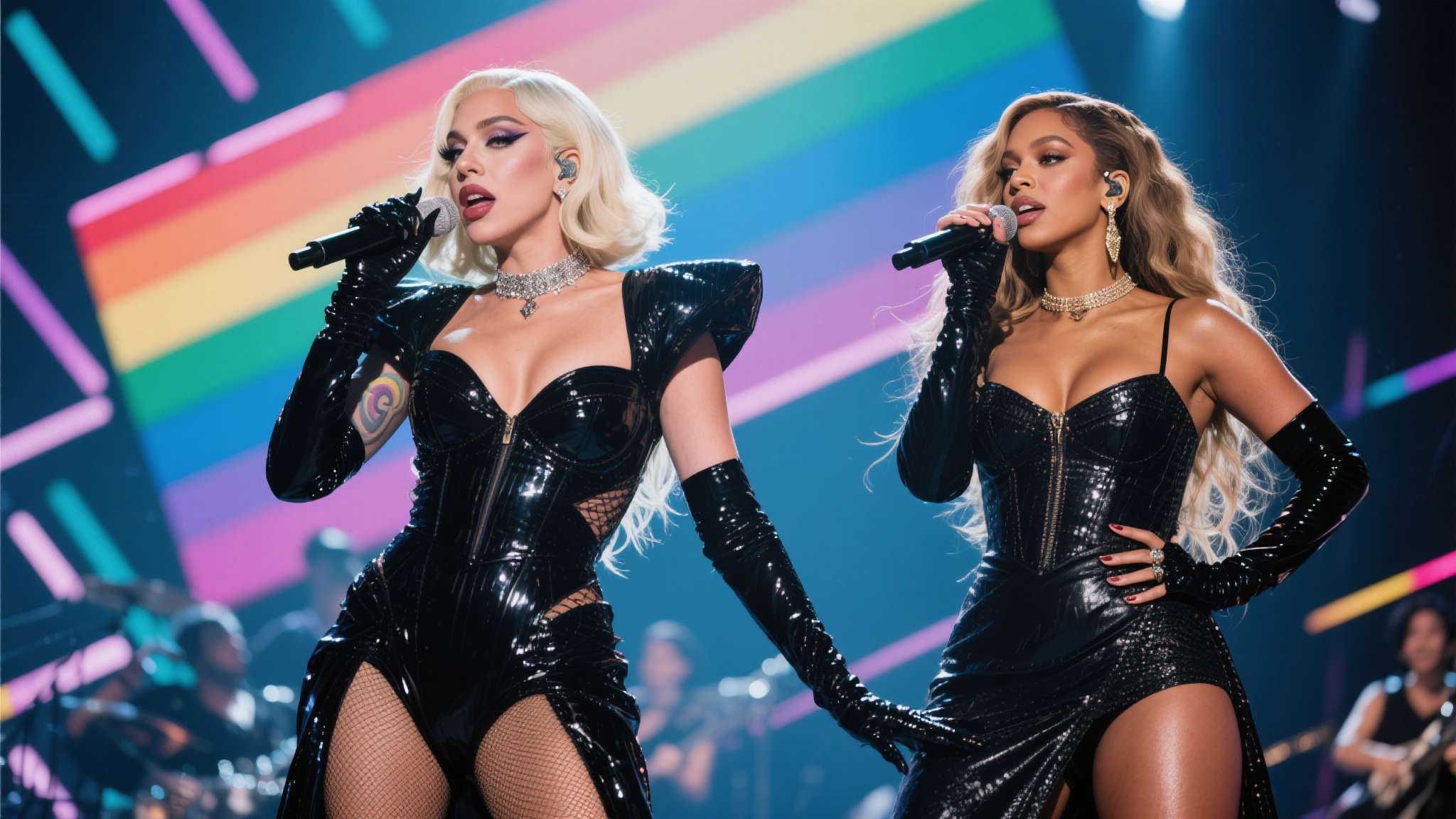 以Lady Gaga、碧昂斯为例，她们长期受到Gay圈追捧，核心原因之一正是台上